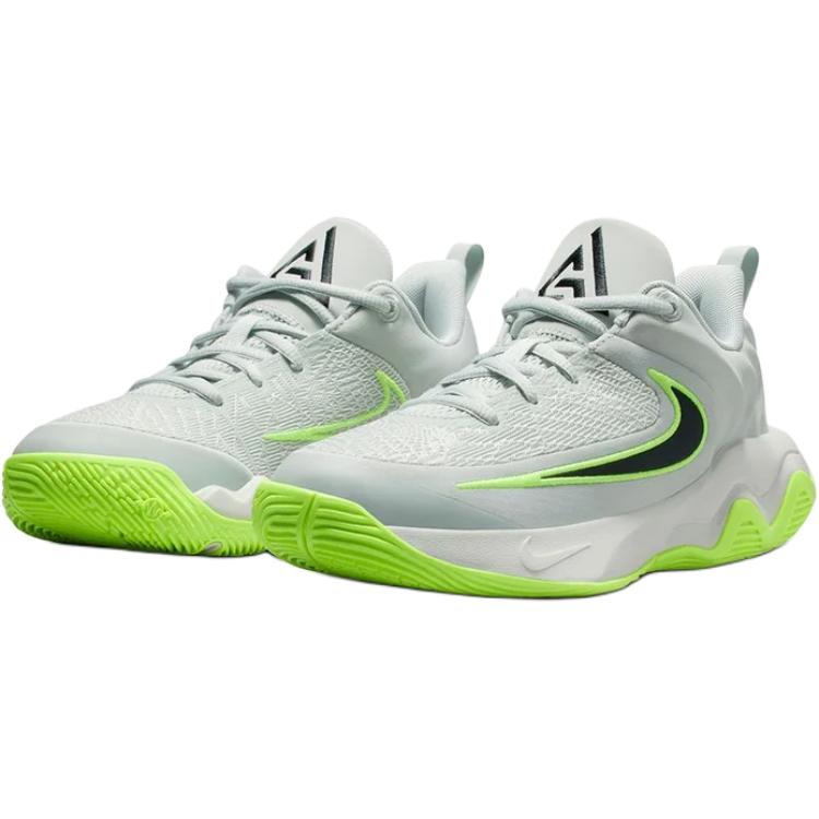 Nike Giannis Immortality 4 GS Light Silver Volt Black Kids Sneakers Grey IH7664-002