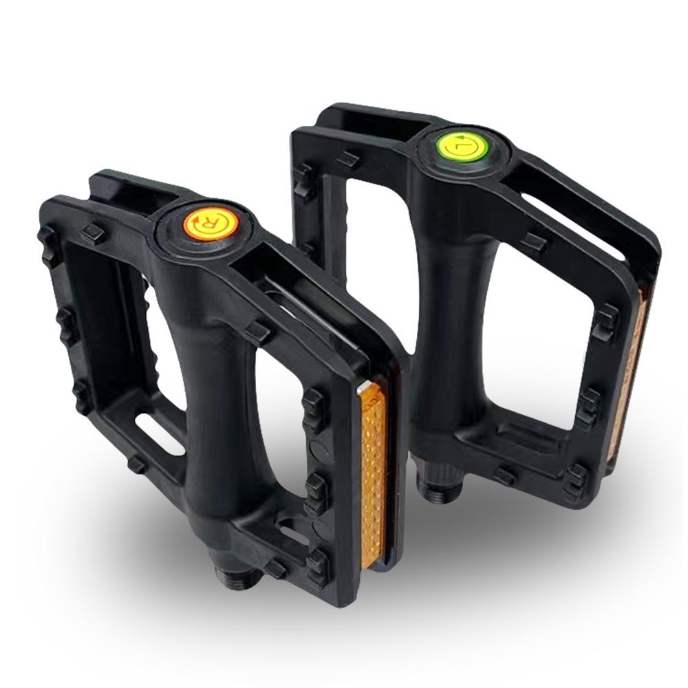 Universal Anti-Slip Bike Pedals with Reflectors for Mountain, Road, and Folding Bikes