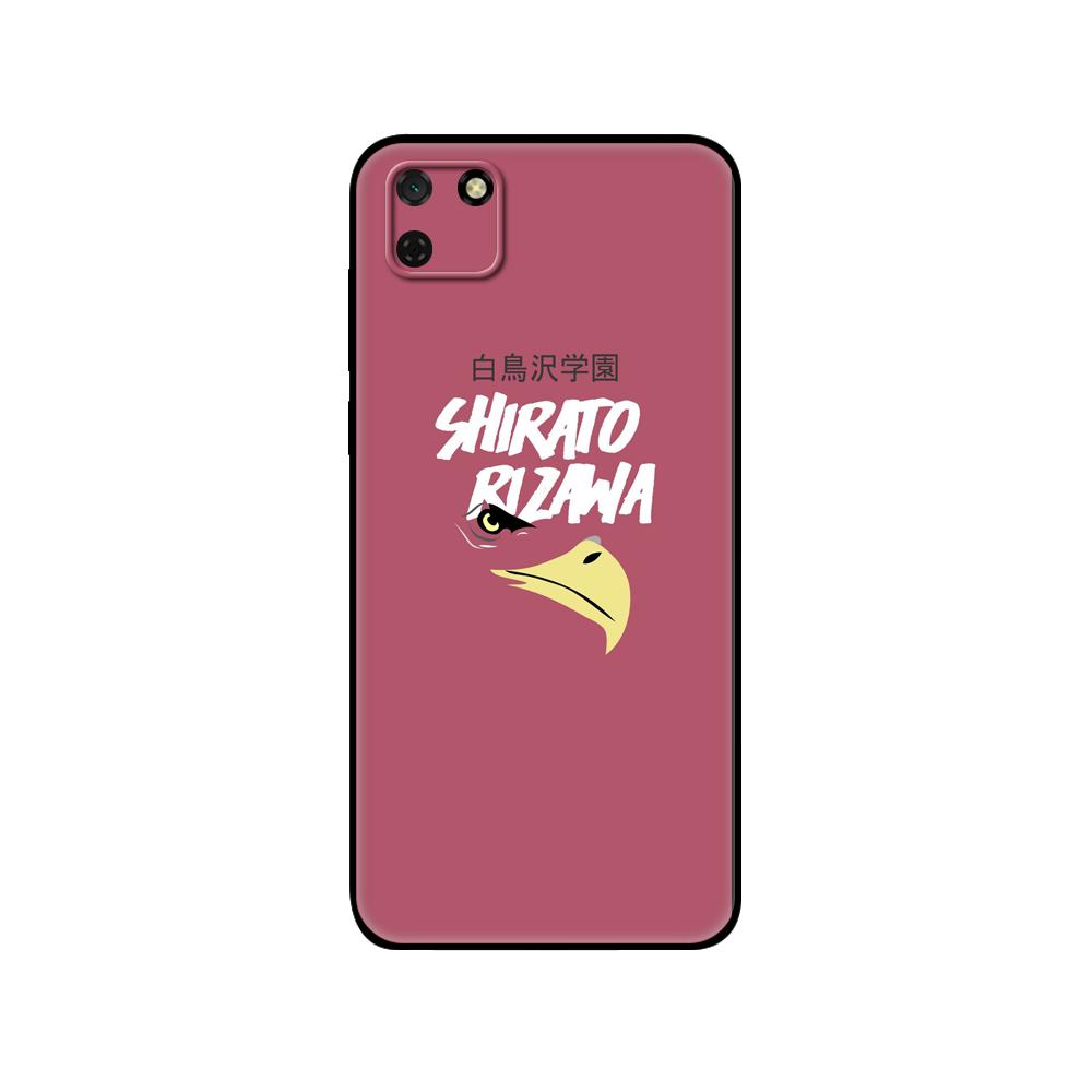 

Black tpu Case For Huawei Y9S Y6S Y8S Y5P Y7P Y8P Case For Huawei Y5 lite Prime 2018 Y6 Cover Ushijima Wakatoshi Shiratorizawa huawei Y5 Prime 2018