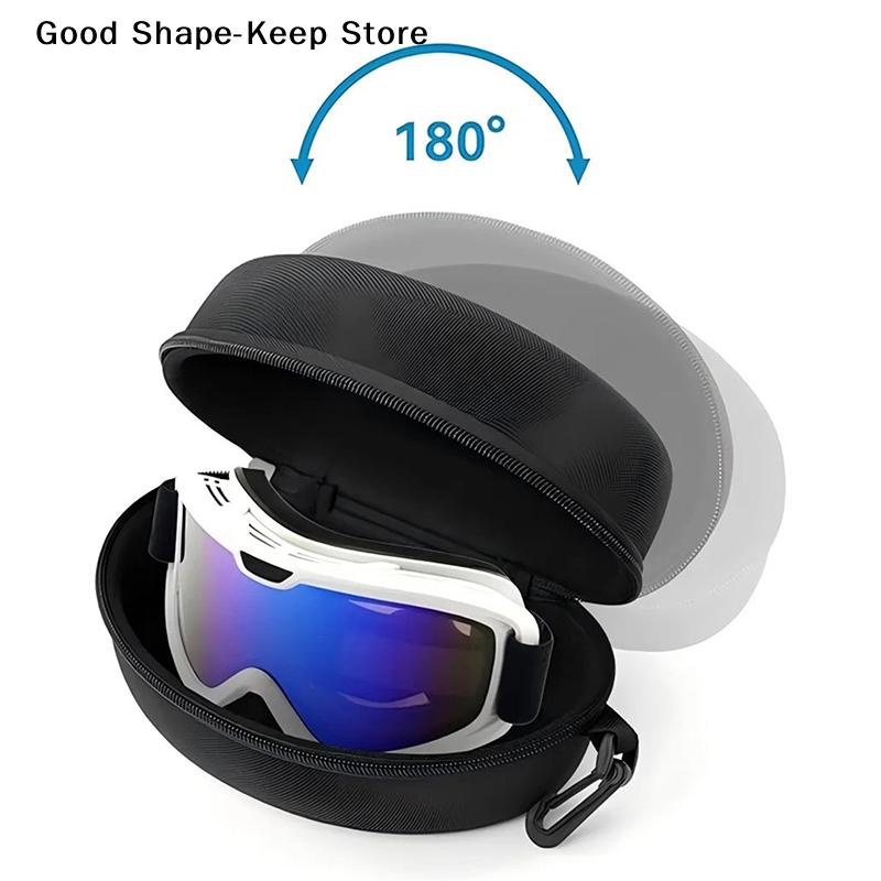 EVA Portable Protection Carrying Case Ski Snowboard Goggles Box Hard Water Resistant Shockproof Shell Ski Accessories