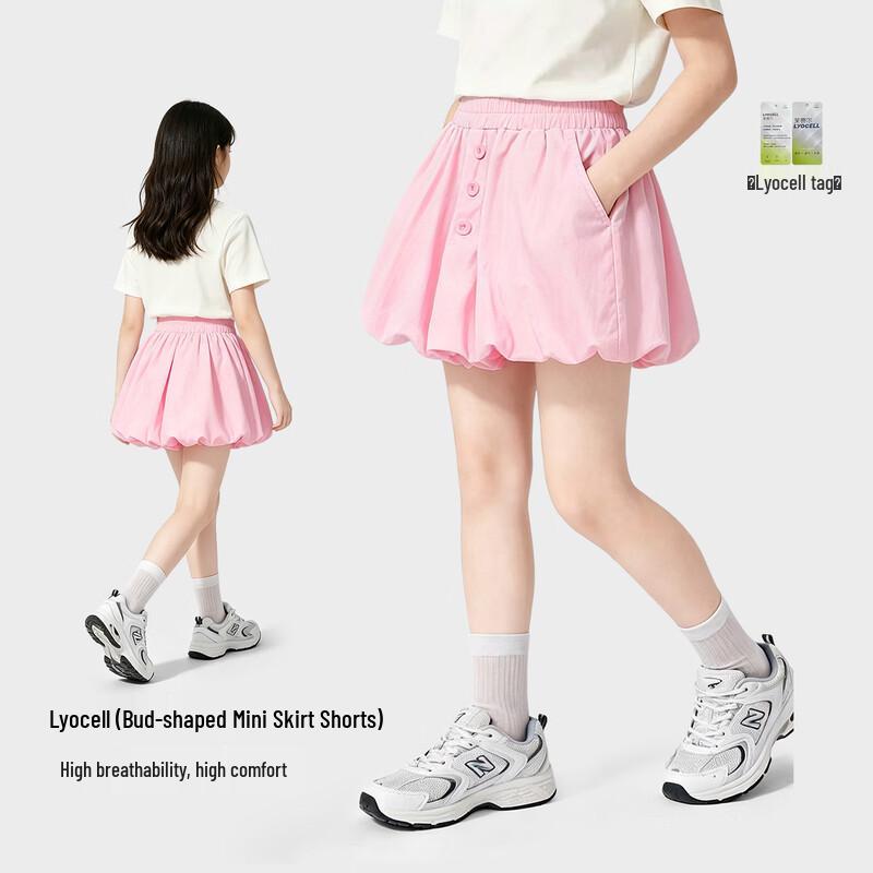 Девочковые дышащие шорты- bloomers из лиоцелла 160