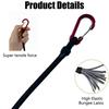 Elastic Strap with Hook Bungee Cord Heavy Duty Outdoor Elastic Bungee Strap for Luggage Roof Rack Tents Tarps