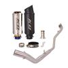 For CFMOTO 250NK 300NK 250SR 300SR 300SS Complete Exhaust System Header Mid Link Pipe 51mm Muffler S Removable DB Killer