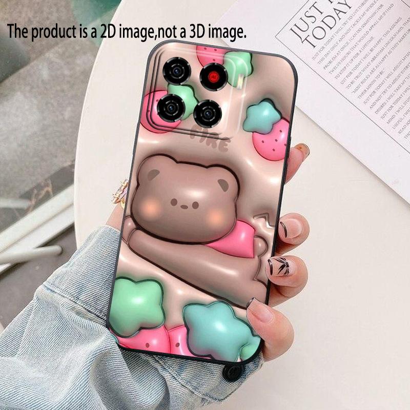 For ZTE Blade A36 4G Phone Case Astronaut Silicone Camera Protection Back Cover For ZTE Blade A56 A76 5G A 36 Funda Coque Shell