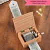 Hole Puncher DIY Music Box 15 Tone Small Musical Box Creative Wooden Music Box  For Music Lovers