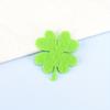 50pcs 3 Colors Cartoon Felt Cloth Four-leaf Exquisite Love Handmade DIY Hair Accessories Decorative Accessories Materials Kit