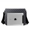 Huongaiye New Men's Shoulder Bag Business Casual Messenger Bag Plaid Men's Bag Slash Shoulder Bag