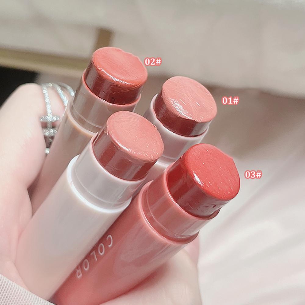 Cute Fruit Lip Balm Peach Tea Color Lip Gloss Natural Lasting Moisturizing Lighten Lip Line Color Changing Jelly Plump Lip Care
