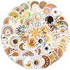 10/50pcs Flowers Sun Stickers Moon Graffiti Stickers for DIY Luggage Laptop Skateboard Motorcycle Bicycle Sticker