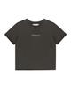 THEMUSEUMVISITOR Vintage Washed Camo Lined T-Shirts (Charcoal)