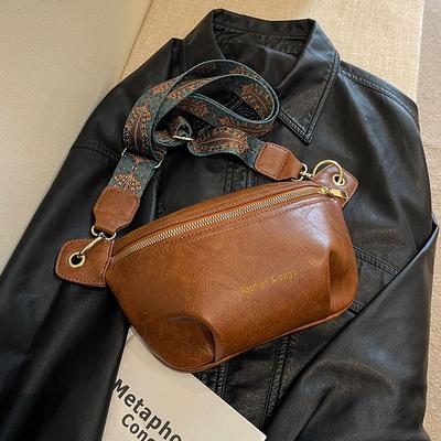 Borsa a petto semplice da donna Borsa a tracolla monospalla di grande capacità