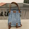Denim Backpack Retro Commuter Large Capacity Travel Backpack