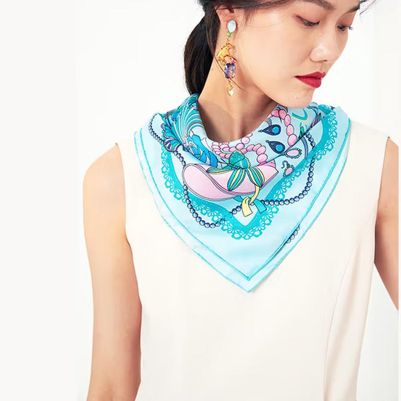 

Aurora Dance Party Silk Scarf