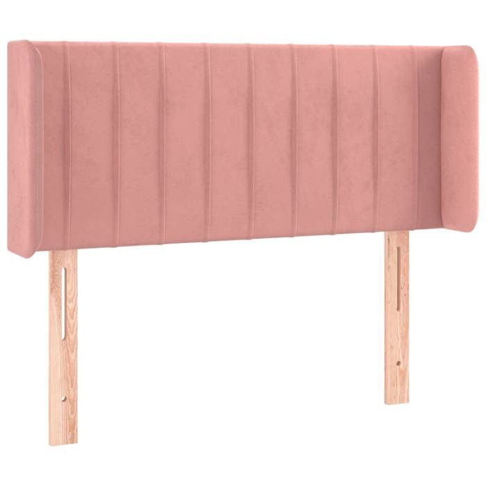 VidaXL Tête de Lit à LED Meuble de Chambre à Coucher Accessoire de Lit Simple Tête de Cadre de Lit Intérieur Rose 3123515