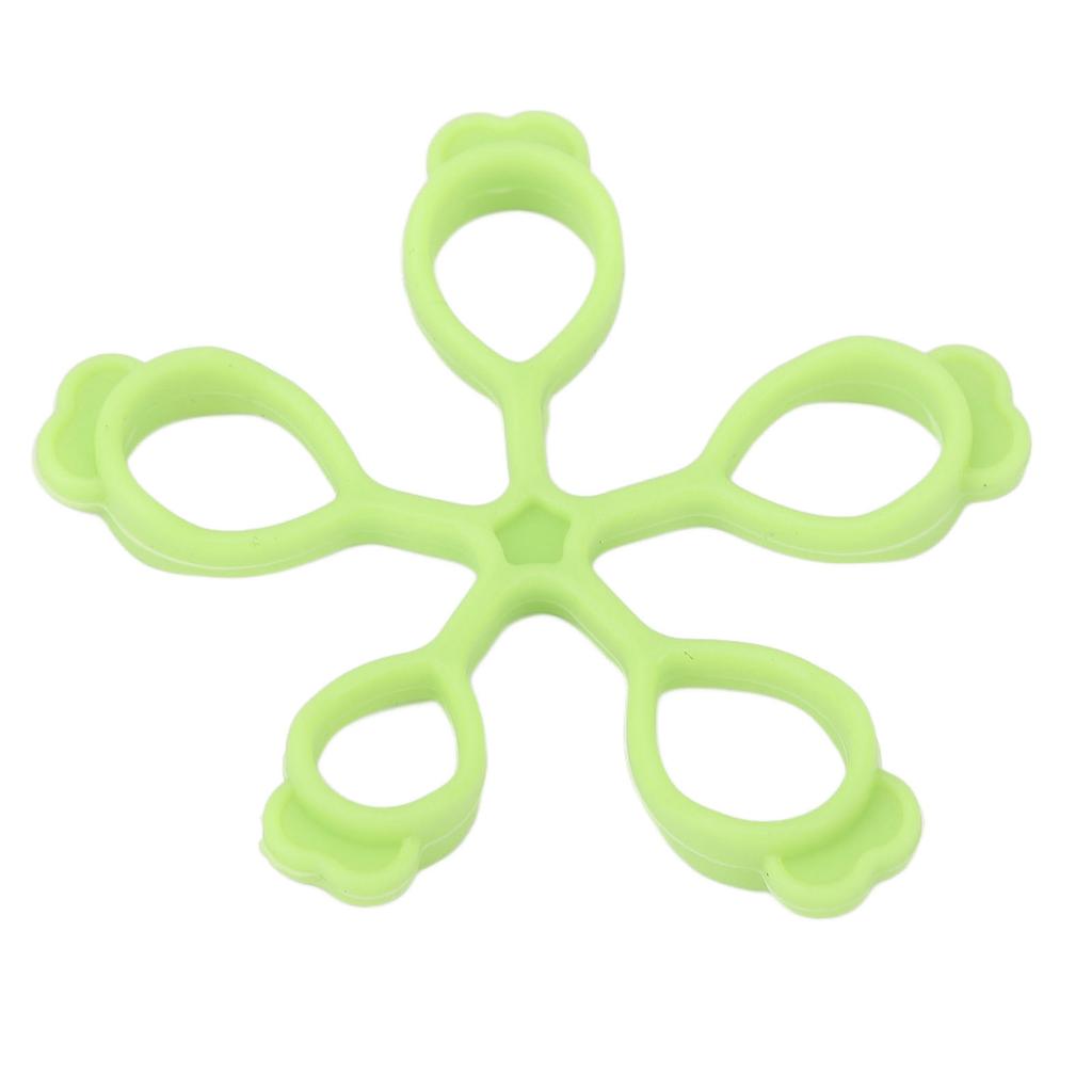 Silicone Finger Stretcher Flower Shape Springback Decompression Hand Grip Strengthener for Office Outdoors