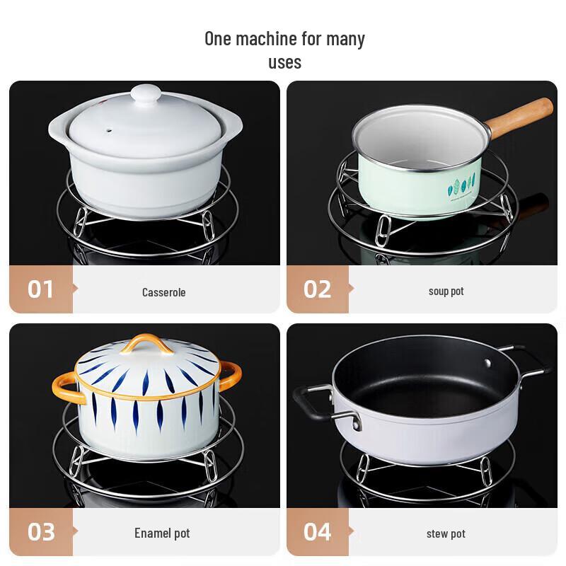 Stainless Steel Kitchen Steaming & Pot Rack