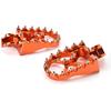 Orange Foot Pegs Enlarge Footpegs Compatible with KTM 390 Adventure 2020 2021 2022 2023,390 Adventure Accessories