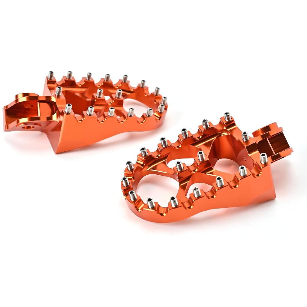 Orange Foot Pegs Enlarge Footpegs Compatible with KTM 390 Adventure 2020 2021 2022 2023,390 Adventure Accessories