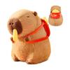 REDICE Stuffed Capybara Stuffed Animal [Genuine Product] [Gift Bag Included] Capybara Chef Style Removable Potato Backpack Skin-friendly Capybara