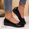 Fashion 2026 Spring Elegant Bowknot Ballet Flats Classic Shoe Round Toe Comfort Slip-On Ladies Fashion Loafers Leather Mules Shoes