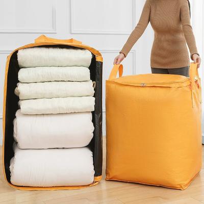 Storage Bag with Reinforced Handle Large Capacity Dustproof Moisture-Proof Organizer Thickened Oxford Cloth Storage Pouch