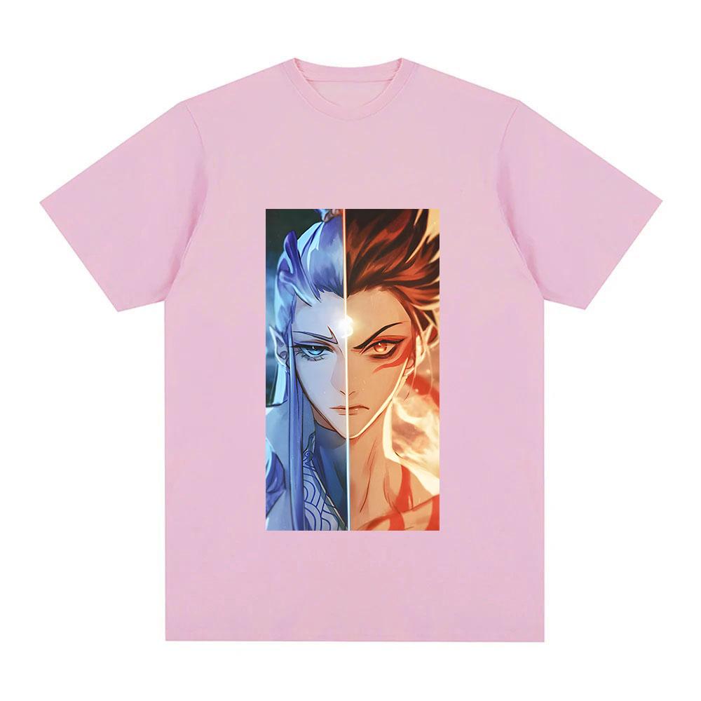 

Новая футболка с изображением фильма «Нэчжа 2», популярная футболка с круглым вырезом, футболка унисекс с коротким рукавом, футболка Y2K, футболки для взрослых, топы XS розовый