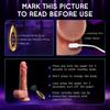 Realistic dildo with remote control