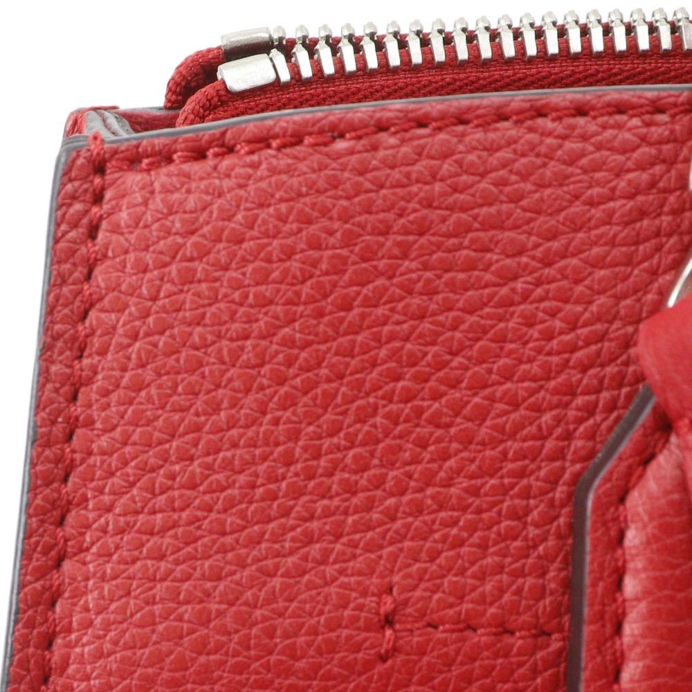 LOUIS VUITTON City Steamer PM Handbag M53030 2WAYShoulder Rouge Red Calfskin Women Used