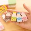Cute Milk Bottle Design Eraser Nice Gift Funny Student Gift Kids's Toy Office School Stationery