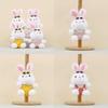 Plush Bunny Keychain With Overalls And Sunglasses For Kids And Collectors
