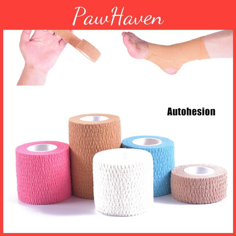 0.9in-3.9in Elastic Cotton Self-adhesive Bandage Exercise Finger Tape