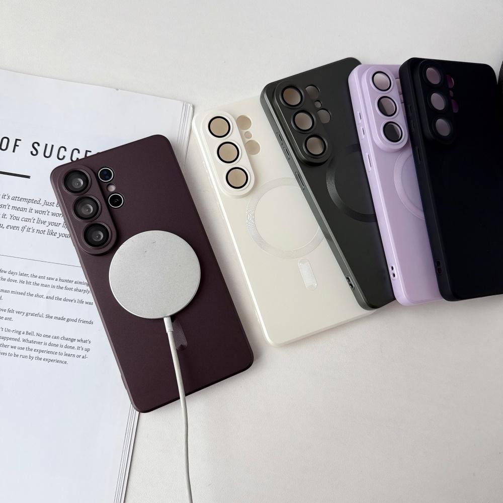 For Samsung Galaxy S26 Ultra Case Protective Tpu Soft Metal Color Mobile Phone Back Coverl