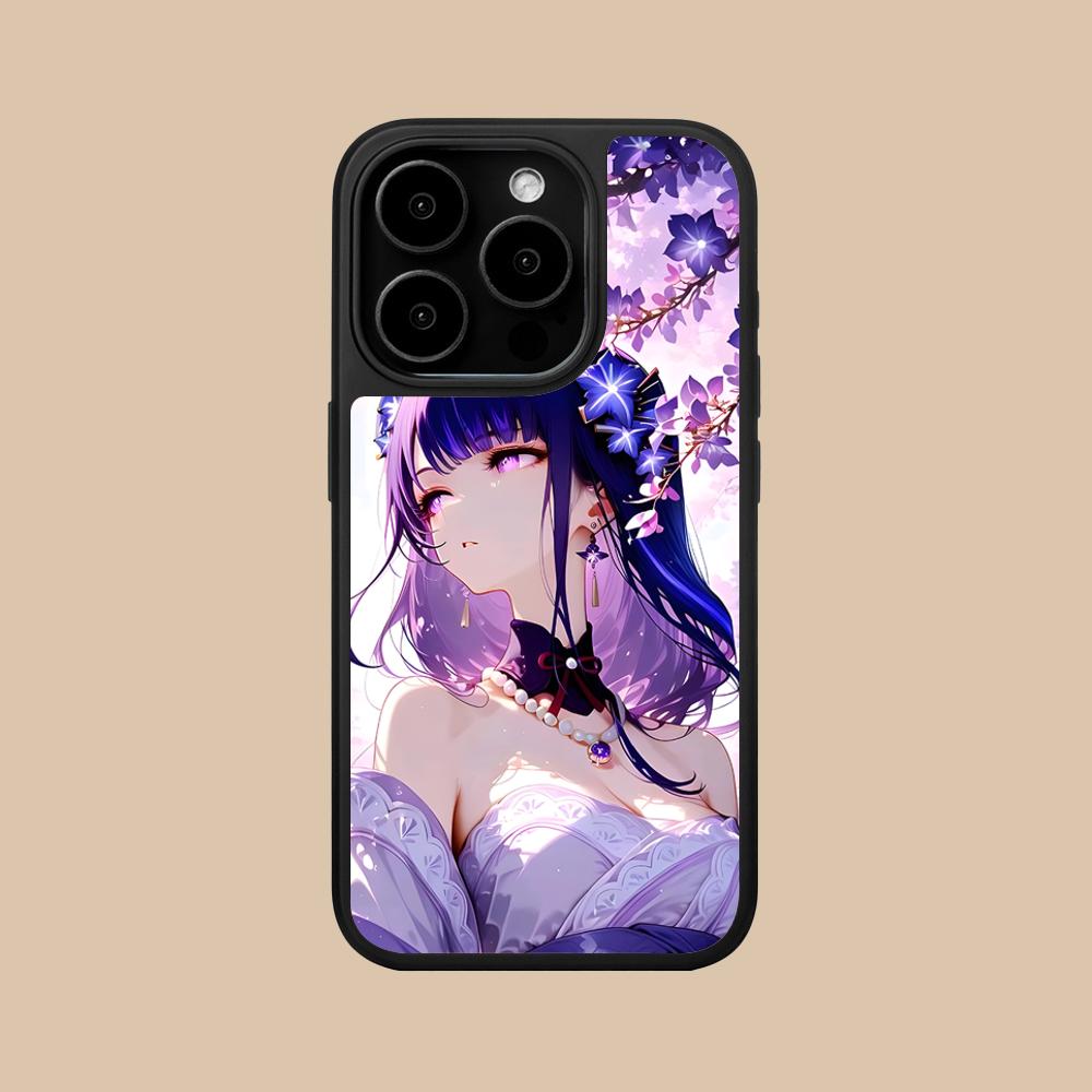 

Game GI Raiden Shogun Matte Surface Mobile Phone Case for iPhone 17 16 15 14 13 12 11 Air Pro Max Plus Colorful Cover iPhone 11