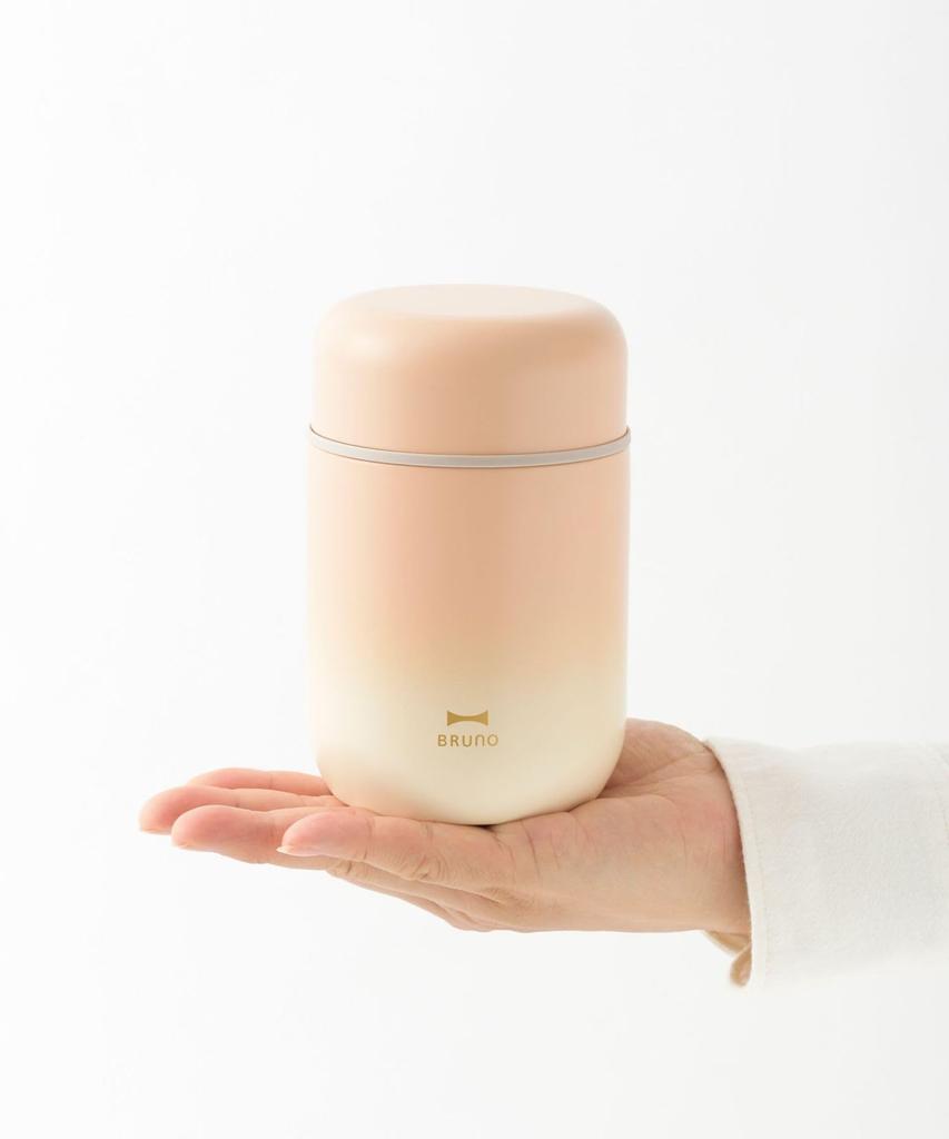 BRUNO Soup Jar with Spoon, Orange, No Size, BHK309-R-OR