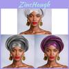 Laser Effect Cross Front Headscarf For Women Fashion Ol Summer Winter Autumn