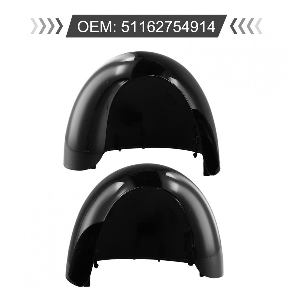 Für MINI Für Cooper F54 F55 F56 Schwarz Seitenspiegelabdeckung Kappe Ersatzteil