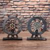 Creative Retro Rudder Compass Model Coffee Shop Window Display Table Props Decorations