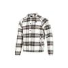 Checked Casual Collar Shirt Jacket Men Outerwear Light-Red Wood-Brown DR6862-104