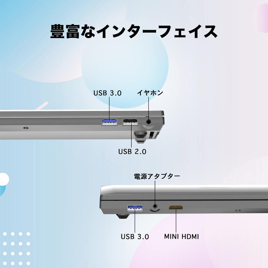 VETESA Windows 11 Slim Laptop with 1920x1080 IPS Large Intel Japanese USB Supports and Office 365 8GB 512GB and Office 15.6-inch Display, Celeron-N,