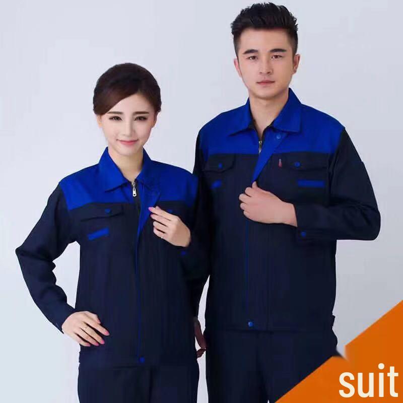 

Мужской комплект рабочей одежды с длинным рукавом: Костюм для авторемонта и сварки с нанесением логотипа для весны и осени 3XL/185