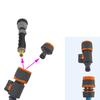 2 Stück 1/2" 3/4" Gartenschlauchadapter Schnellkupplung Stoppstecker Kupplung Verbinder Wasser Bewässerung Schlauch Reparatur Verlängerung Rohrfittings