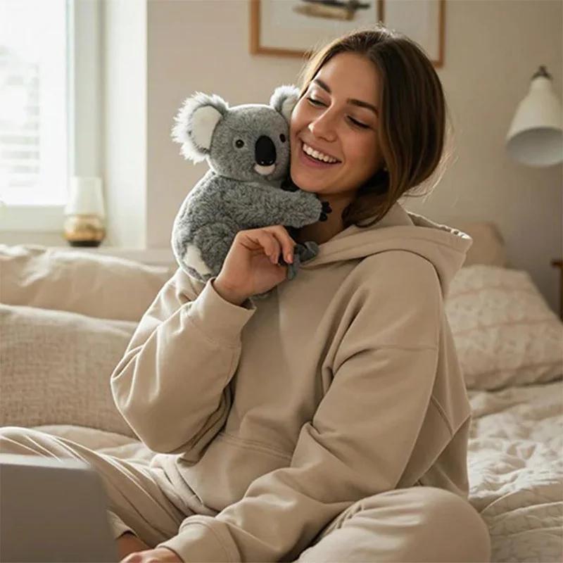 Koala Panda Stress Relief Soft Touch Filling Imitations Emotional Healing On Demand Companion Hug Animal Buddy Sleep Aid Gift