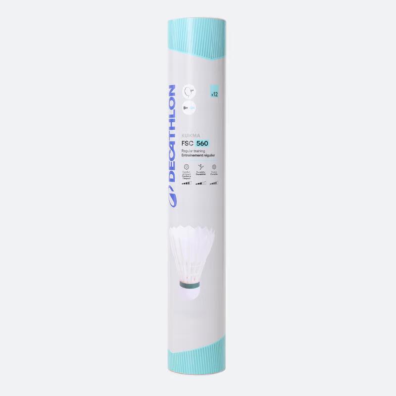 Decathlon FSC 560 Goose Feather Badminton Shuttlecocks