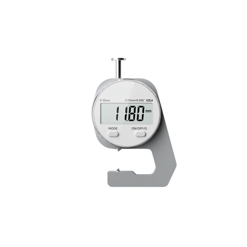 Цифровой толщиномер 0-10 мм 0-20 мм, перезаряжаемый, тип с зондом, высокая точность, ЖК-дисплей, для бумаги, картона, пленки, измерительный инструмент