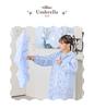 Arisana Folding Umbrella for Ribbon Storage Name Tag Antique 55cm Kids, Girls, Hand-Open, Pattern, Bag, Included, Pink,