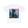 Cat T Shirt Abstract Cool Art Tee Futuristic Sleek Cyber Techno City Feline Cool