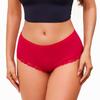 FINETOO 3Pcs/Set Women's Cotton Patchwork Lace Underwear Solid Color High Rise Ribbed Underpants Soft Breathable Panties Female Lingerie