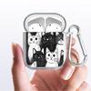 Case For Airpods Pro2 3 2 1 Pro 4 Pro3 Clear Earphone Cases Cover Cute Cat Lovely