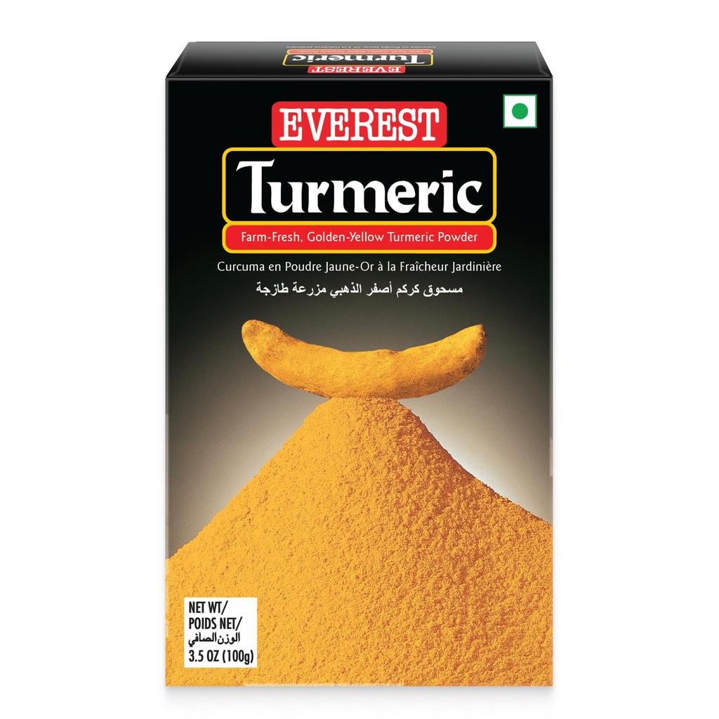 Everest Turmeric Powder -200gm | Pure, Fine-Ground Haldi with Bright Natural Yellow Colour & Rich Aroma | Essential Haldi Powder for Everyday Ind