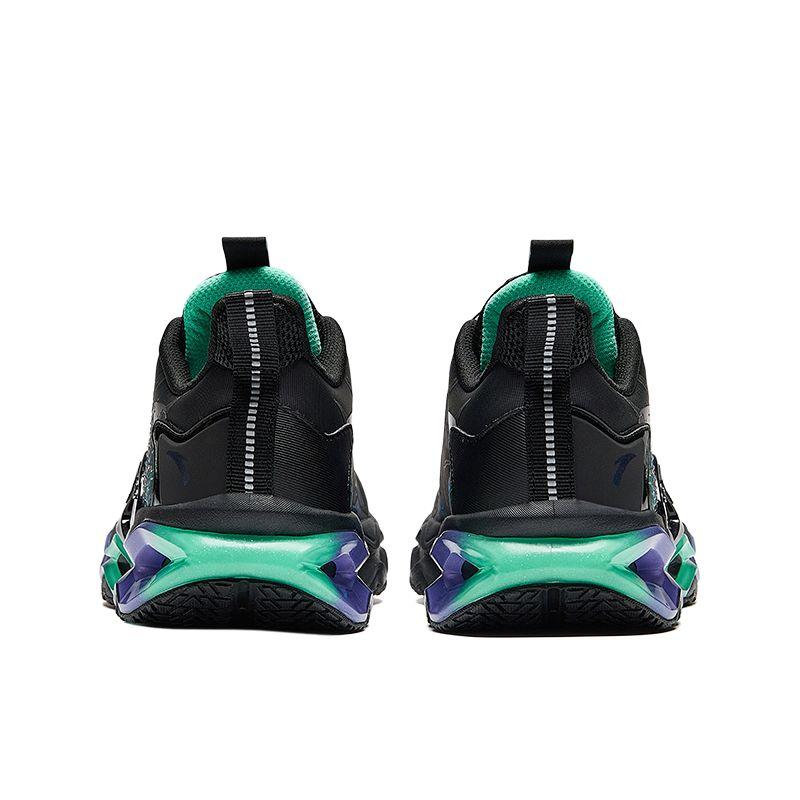Anta Kids Energy Ring 10.0 Comfortable Versatile Durable Low-Top Running Shoes Men Running Shoes Black 312445588N-7